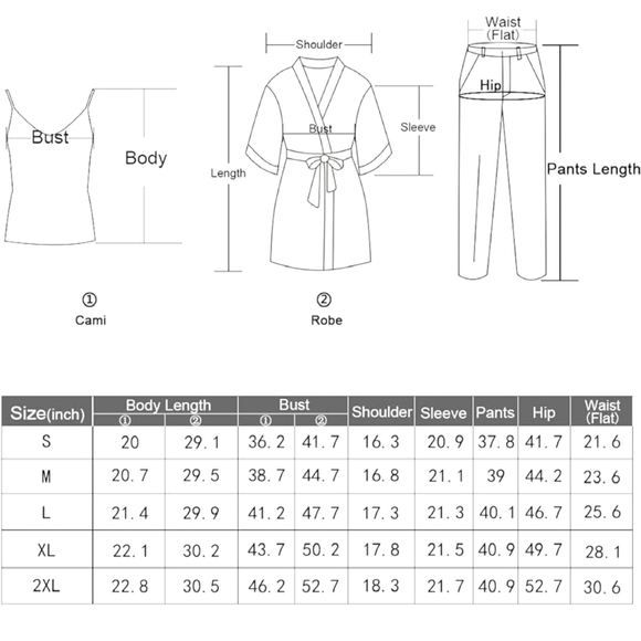 Escalier Women's Silk Satin Pajamas Set 2 Pcs Dragon Robe & Pants Set Sz M NWT - Picture 5 of 5